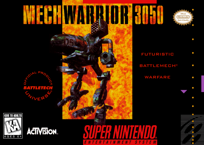 MechWarrior 3050 (USA) Cover