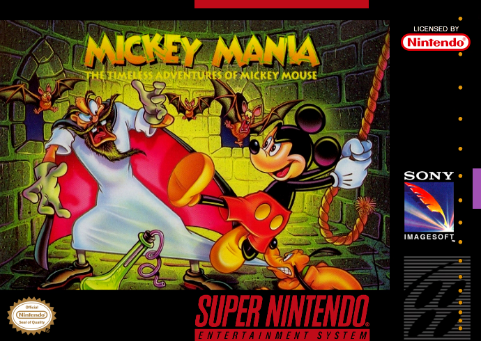 Mickey Mania - The Timeless Adventures of Mickey Mouse (USA) Cover