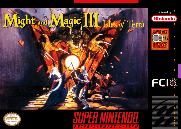 Might and Magic III - Isles of Terra (USA) Cover