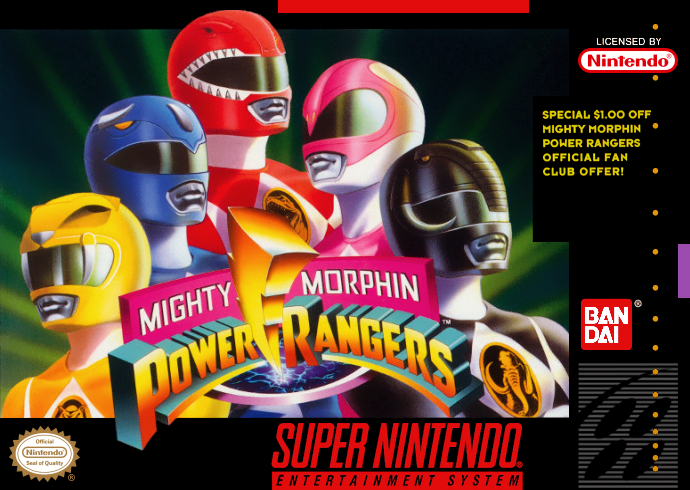 Mighty Morphin Power Rangers (USA) Cover