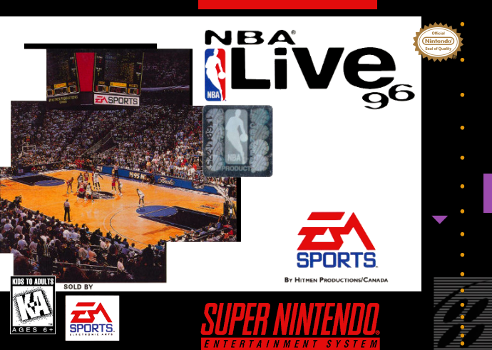 NBA Live 96 (USA) Cover