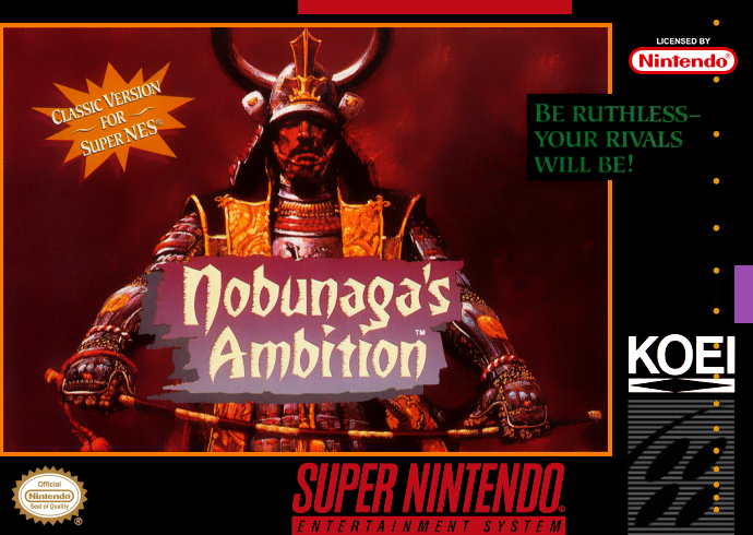 Nobunaga's Ambition (USA) Cover