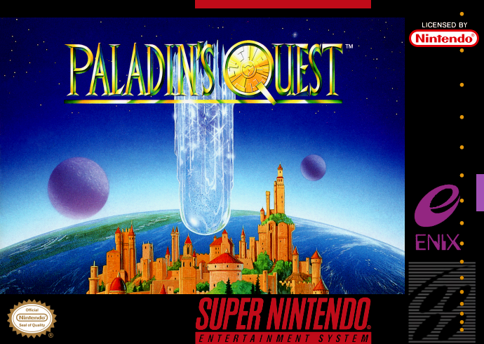 Paladin's Quest (USA) Cover