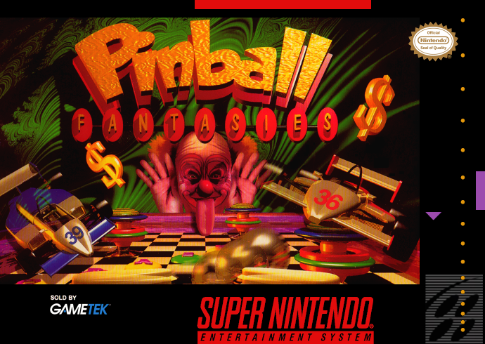 Pinball Fantasies (USA) Cover
