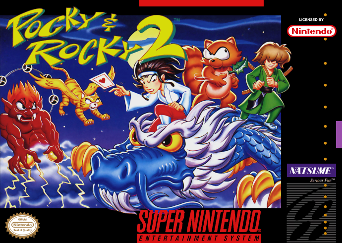 Pocky & Rocky 2 (USA) Cover