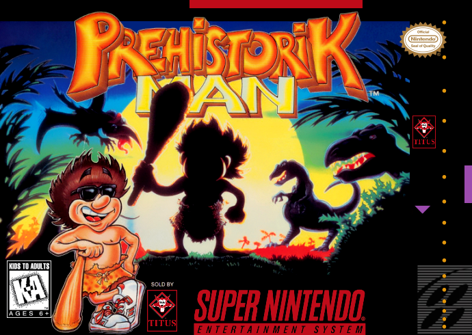 Prehistorik Man (USA) (En,Fr,Es) Cover