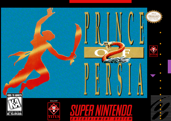 Prince of Persia 2 (USA) Cover