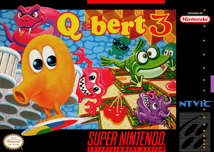 Q-bert 3 (USA) Cover