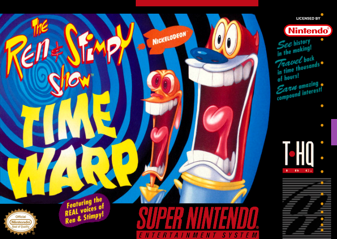 Ren & Stimpy Show, The - Time Warp (USA) Cover