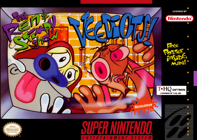 Ren & Stimpy Show, The - Veediots! (USA) Cover