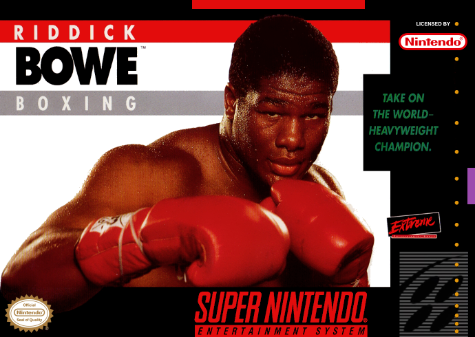 Riddick Bowe Boxing (USA) Cover