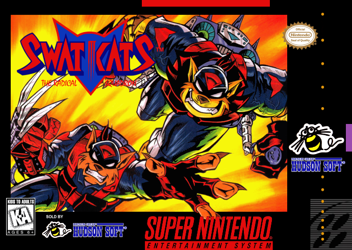 SWAT Kats - The Radical Squadron (USA) Cover