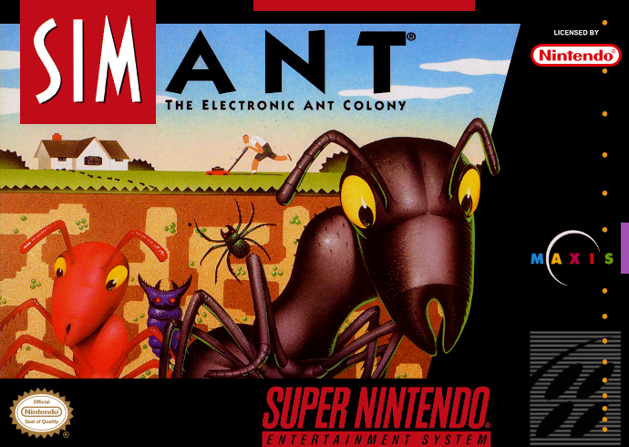 SimAnt - The Electronic Ant Colony (USA) Cover