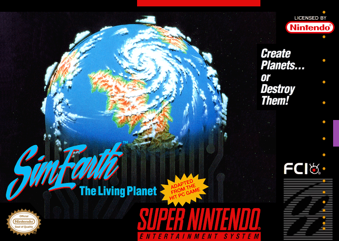 SimEarth - The Living Planet (USA) Cover