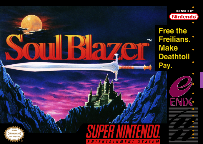 Soul Blazer (USA) Cover