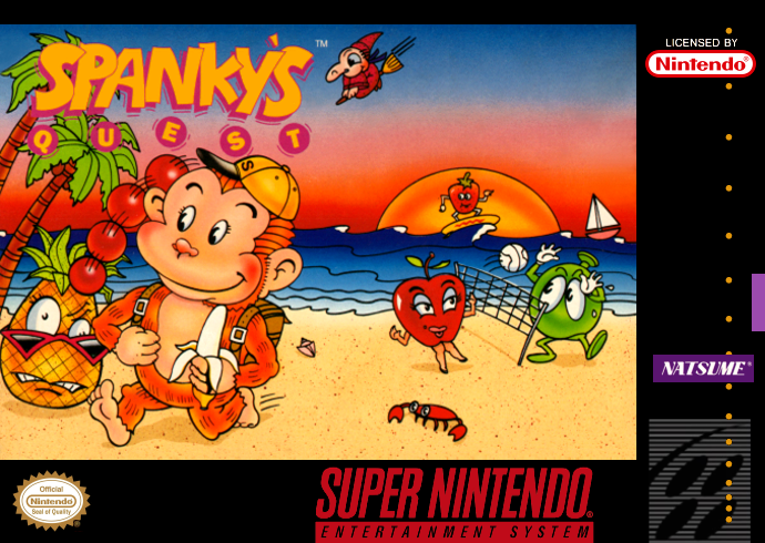 Spanky's Quest (USA) Cover