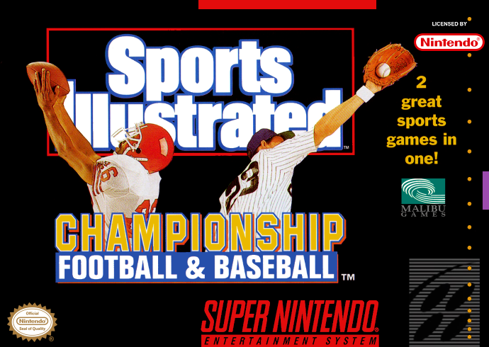 Sports Illustrated Championship Football & Baseball (USA) Cover