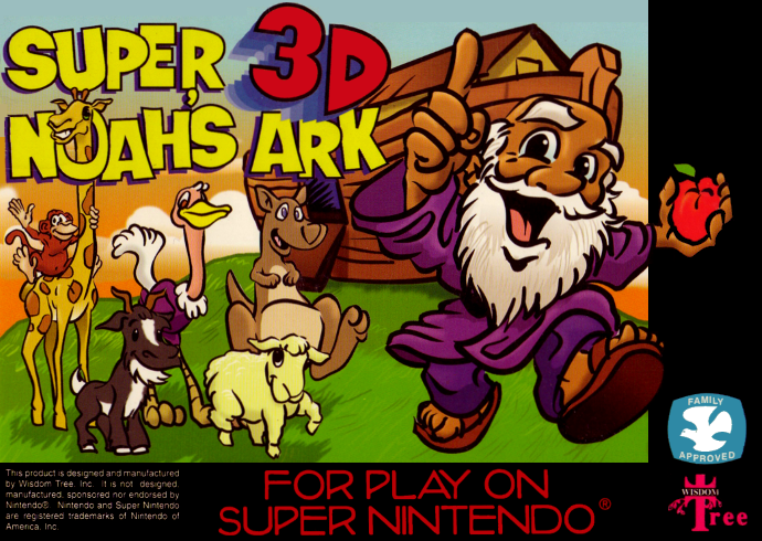Super 3D Noah's Ark (USA) (Unl) Cover