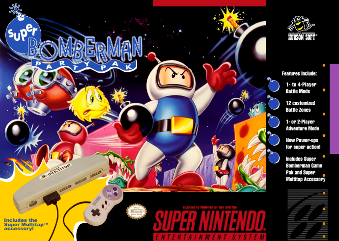 Super Bomberman (USA) Cover