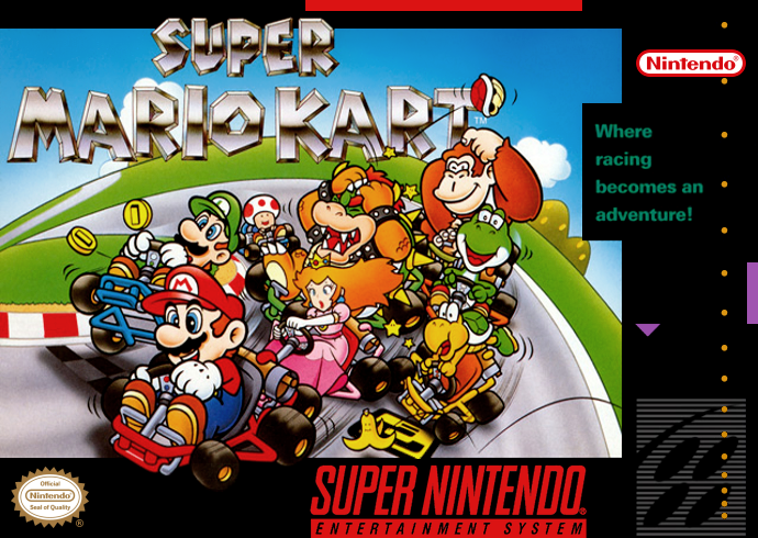 Super Mario Kart (USA) Cover