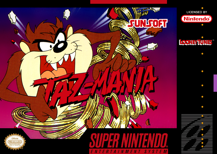 Taz-Mania (USA) (Rev 1) Cover