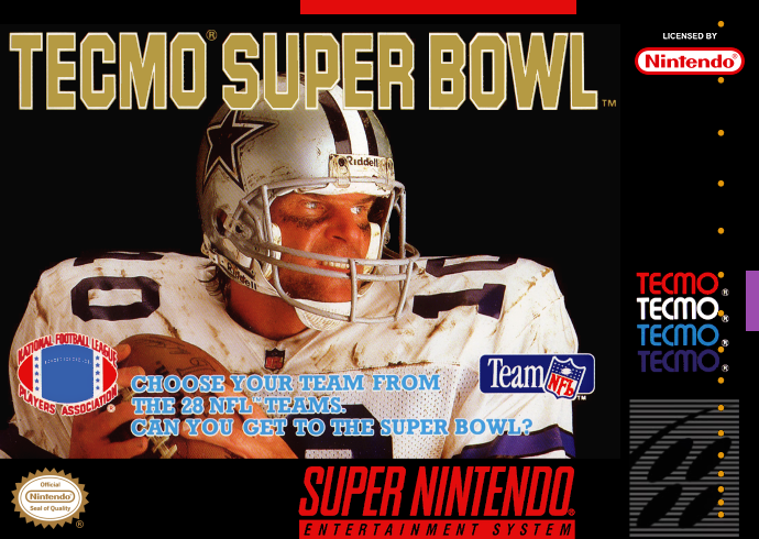 Tecmo Super Bowl (USA) Cover