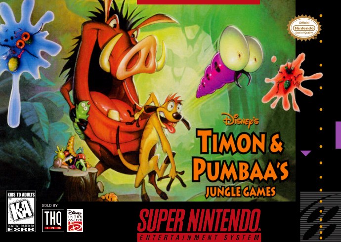 Timon & Pumbaa's Jungle Games (USA) Cover