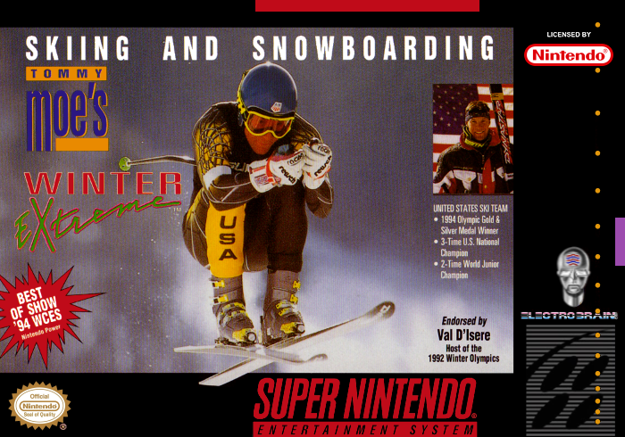 Tommy Moe's Winter Extreme - Skiing and Snowboarding (USA) Cover