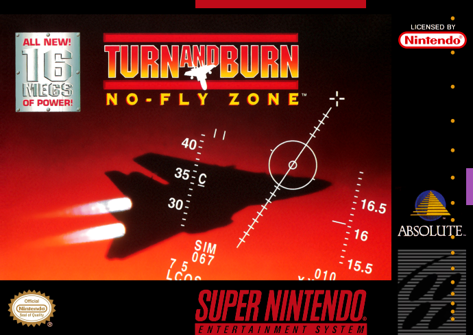 Turn and Burn - No-Fly Zone (USA) Cover