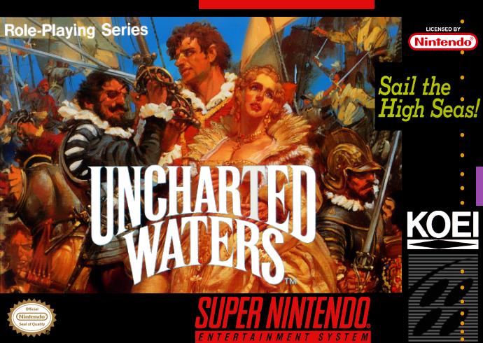 Uncharted Waters (USA) Cover