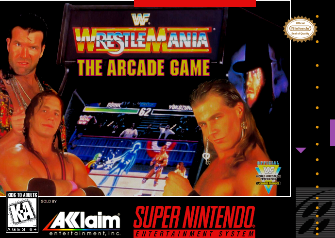 WWF WrestleMania - The Arcade Game (USA) Cover