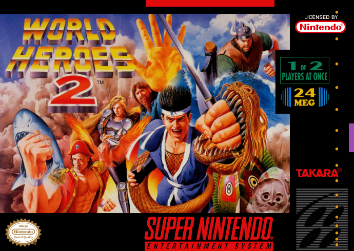 World Heroes 2 (USA) Cover