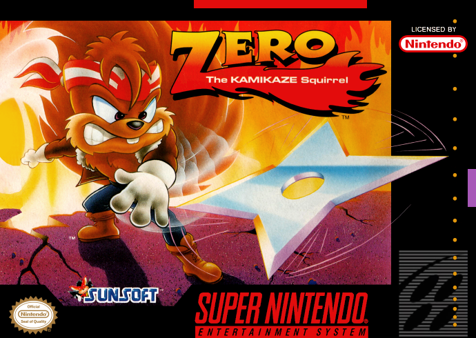 Zero the Kamikaze Squirrel (USA) Cover
