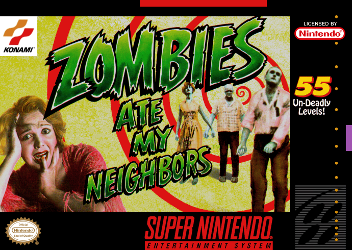 Zombies Ate My Neighbors (USA) Cover